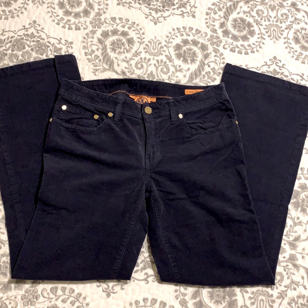 Tory Burch classic navy cords